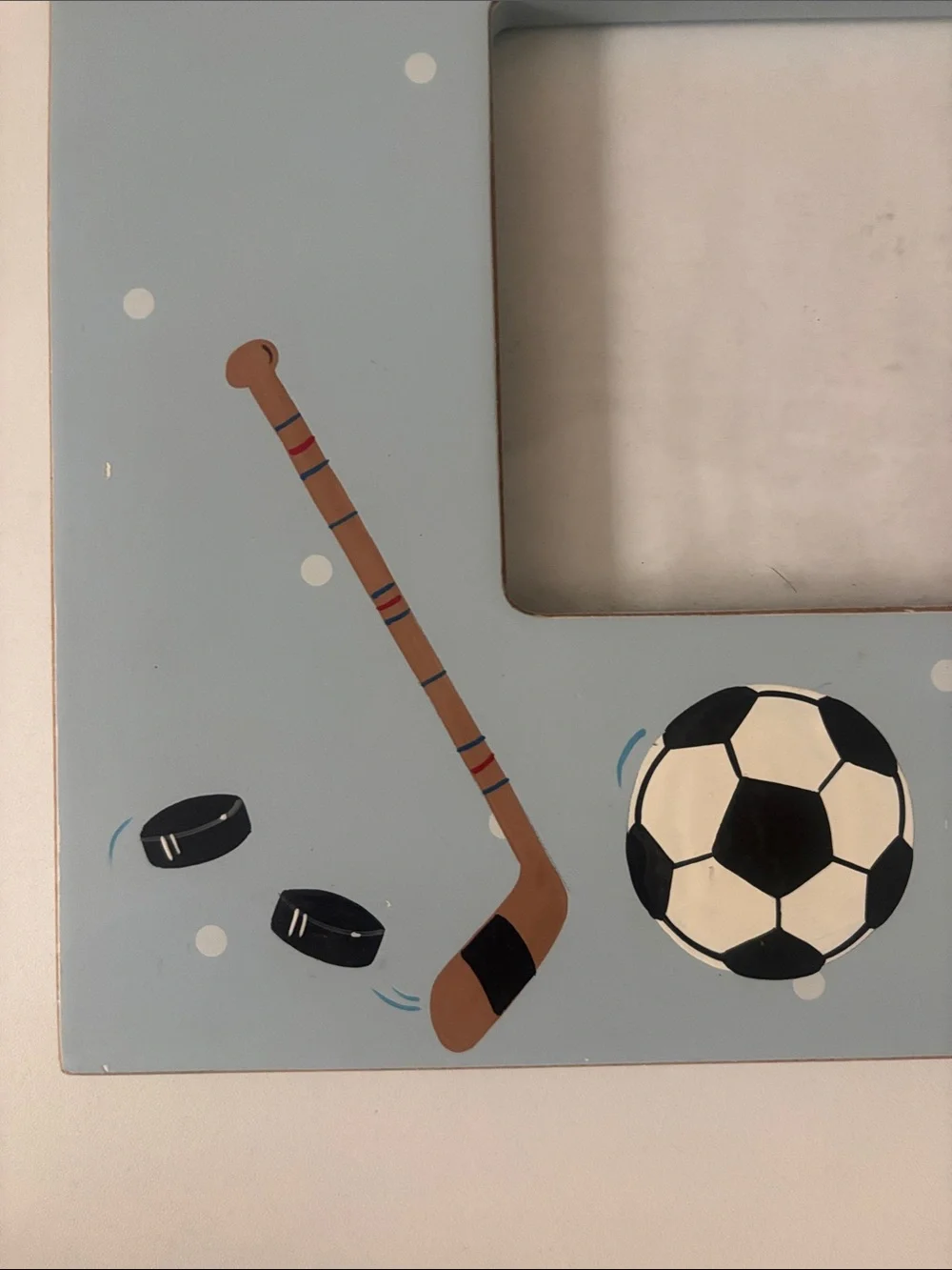 Personalized Kids Sports Photo Frame - Charlie - Light Blue